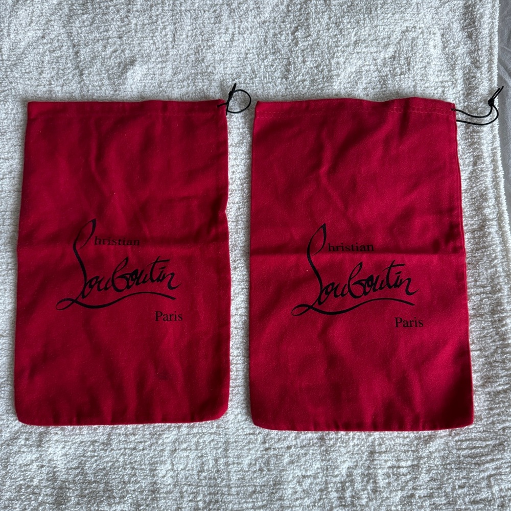 Christian Louboutin Authentic Brand New Dust Shoe Bags (2) pair